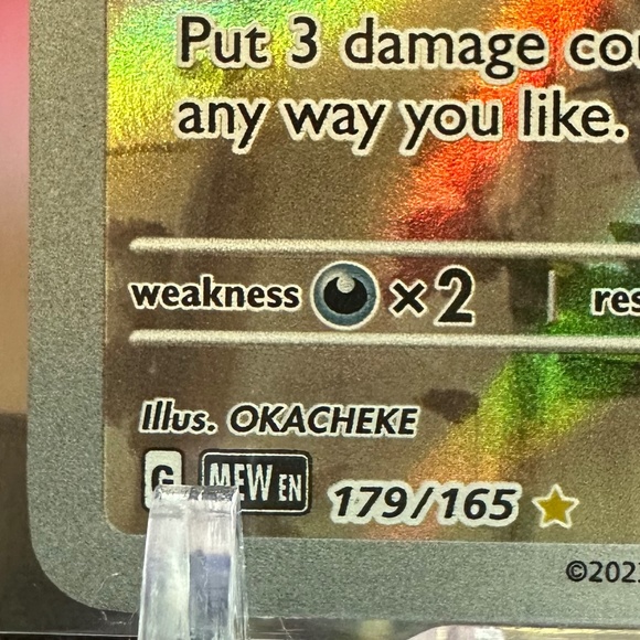 Mr. Mime (MEW 179/165) *MINT CONDITION* - Picture 7 of 8